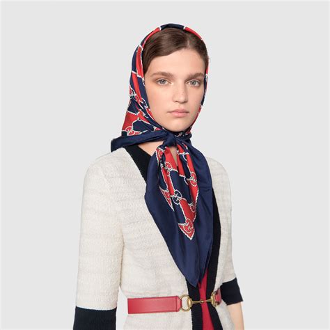 gucci model with scarf|gucci scarf women sale.